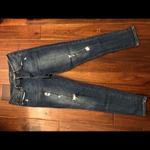 Old Navy Mid-Rise Rockstar Distresses Jeans